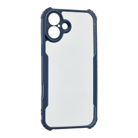 Gigapack iPhone 16 Plus 5G Gigapack Szilikon telefonvédő ütésállóság, kameravédő, SÖTÉTKÉK