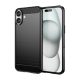 Gigapack iPhone 16 5G GIGAPACK Szilikon telefonvédő ütésállóság, karbon minta, FEKETE