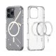 Gigapack iPhone 16 Pro Max 5G Gigapack Szilikon telefonvédő ütésállóság, MagSafe, ÁTLÁTSZÓ