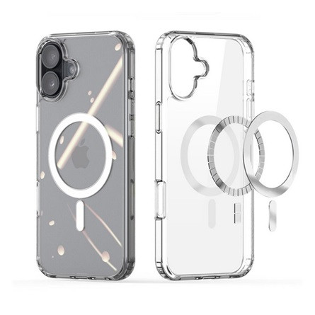 Gigapack iPhone 16 5G Gigapack Szilikon telefonvédő ütésállóság, MagSafe, ÁTLÁTSZÓ