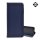 Gigapack iPhone 16 5G Gigapack Tok álló, valódi bőr FLIP, asztali tartó, SÖTÉTKÉK
