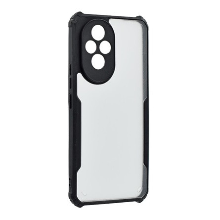 Gigapack Honor 200 5G Gigapack Szilikon telefonvédő ütésállóság, kameravédő, FEKETE