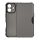 Gigapack iPhone 16 5G Gigapack Tok álló, bőr hatású FLIP, karbon minta, EZÜST