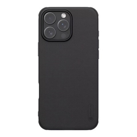 Nillkin iPhone 16 Pro 5G NILLKIN SUPER FROSTED PRO műanyag telefonvédő ütésállóság, érdes felület, FEKETE