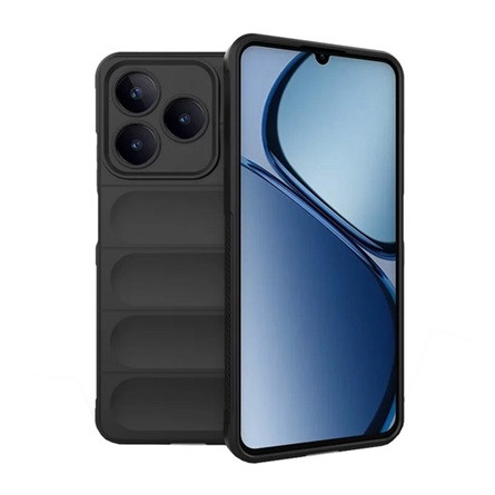 Gigapack Realme C61 4G Gigapack Szilikon telefonvédő ütésállóság, 3D, FEKETE