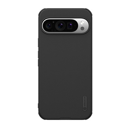 Nillkin Google Pixel 9 Pro 5G NILLKIN SUPER FROSTED PRO MAGNETIC műanyag telefonvédő mágneses, gumírozott, FEKETE