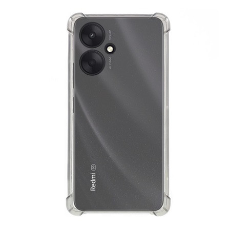 Gigapack Redmi 13C 5G Gigapack Szilikon telefonvédő ütésállóság, légpárnás sarok, ÁTLÁTSZÓ