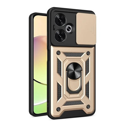 Gigapack Redmi 13C 5G Gigapack Defender szilikon telefonvédő ütésállóság, kameravédő, ARANY