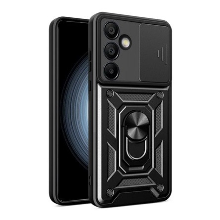 Gigapack Samsung S24 FE 5G GIGAPACK Defender szilikon telefonvédő ütésállóság, kameravédő, FEKETE