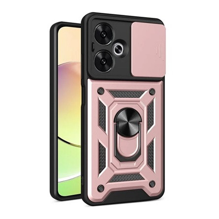 Gigapack Redmi 13C 5G Gigapack Defender szilikon telefonvédő ütésállóság, kameravédő, ROZÉARANY
