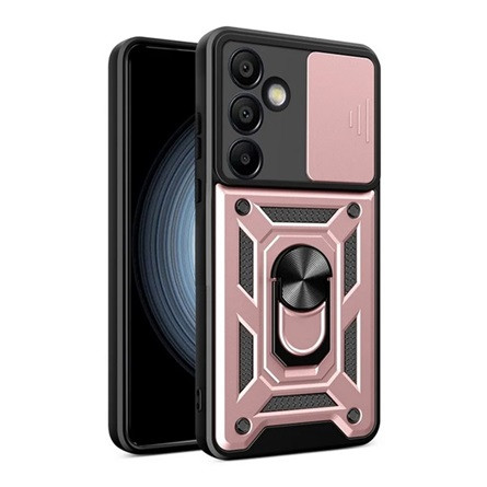 Gigapack Samsung S24 FE 5G Gigapack Defender szilikon telefonvédő ütésállóság, kameravédő, ROZÉARANY