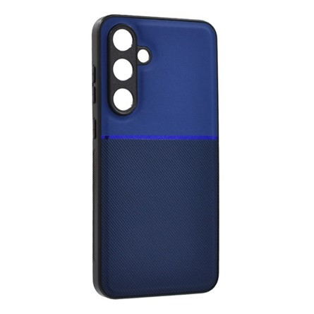 Gigapack Samsung S24 FE GIGAPACK Szilikon telefonvédő ütésállóság, csíkos, SÖTÉTKÉK