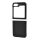 Gigapack Samsung Z Flip6 5G Gigapack Műanyag telefonvédő ütésállóság, karbon minta, FEKETE