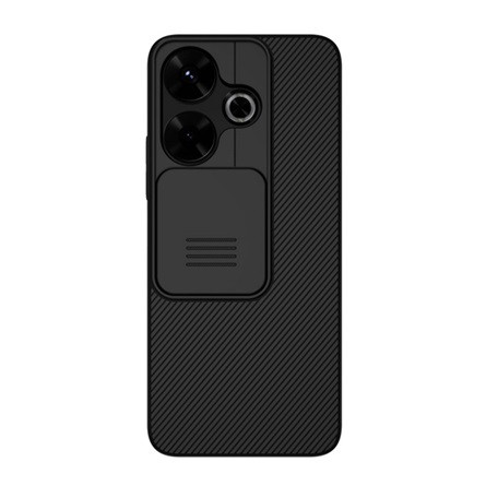 Nillkin Redmi 13 4G NILLKIN CAMSHIELD szilikon telefonvédő ütésállóság, csíkos, FEKETE