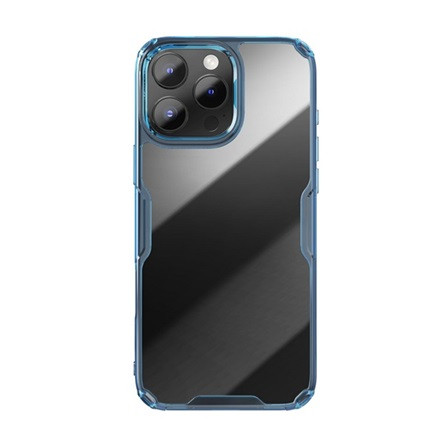 Nillkin iPhone 16 Pro Max 5G NILLKIN NATURE PRO szilikon telefonvédő ütésállóság, légpárnás sarok, SÖTÉTKÉK
