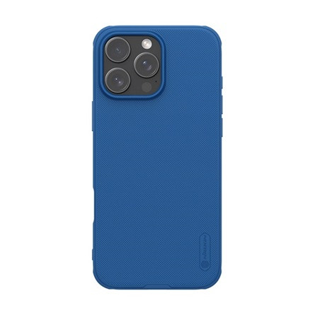 Nillkin iPhone 16 Pro 5G NILLKIN SUPER FROSTED PRO MAGNETIC műanyag telefonvédő ütésállóság, MagSafe, SÖTÉTKÉK