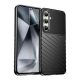 Gigapack Samsung S24 FE 5G Gigapack Szilikon telefonvédő ütésállóság, dombor minta, FEKETE