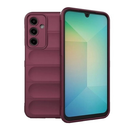 Gigapack Samsung A16 4G Gigapack Szilikon telefonvédő ütésállóság, 3D, BORDÓ