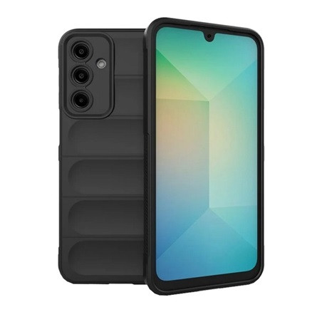 Gigapack Samsung A16 4G Gigapack Szilikon telefonvédő ütésállóság, 3D, FEKETE