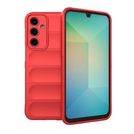 Gigapack Samsung A16 4G GIGAPACK Szilikon telefonvédő ütésállóság, 3D, PIROS