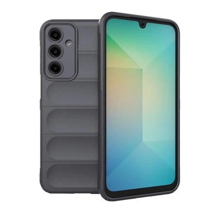 Gigapack Samsung A16 4G GIGAPACK Szilikon telefonvédő ütésállóság, 3D, SÖTÉTSZÜRKE