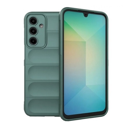 Gigapack Samsung A16 4G GIGAPACK Szilikon telefonvédő ütésállóság, 3D, SÖTÉTZÖLD