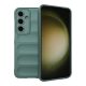 Gigapack Samsung S24 FE 5G Gigapack Szilikon telefonvédő ütésállóság, 3D, SÖTÉTZÖLD