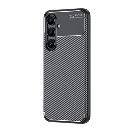 Gigapack Samsung S24 FE 5G Gigapack Szilikon telefonvédő ütésállóság, karbon minta, FEKETE