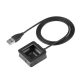 Gigapack Fitbit Blaze GIGAPACK Töltőkábel USB mágneses, 100cm, FEKETE