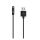 Gigapack Haylou LS10 RT2 GIGAPACK Töltőkábel USB mágneses, 100cm, FEKETE