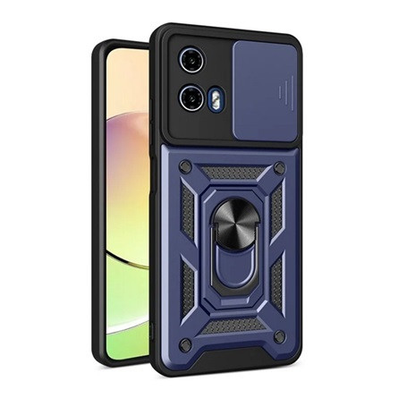 Gigapack Motorola Moto G34 5G Gigapack Defender szilikon telefonvédő ütésállóság, kameravédő, SÖTÉTKÉK