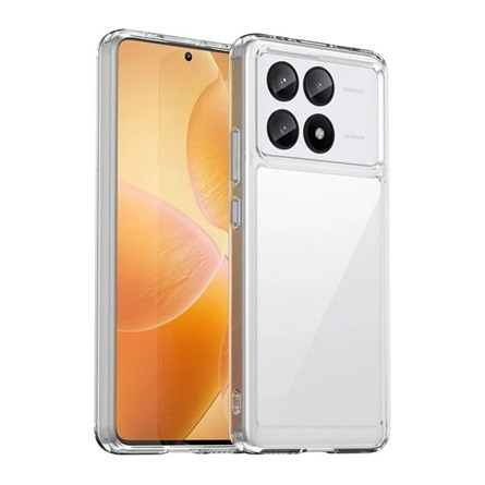 Gigapack Xiaomi Poco X6 Pro 5G GIGAPACK Szilikon telefonvédő ütésállóság, átlátszó hátlap, ÁTLÁTSZÓ