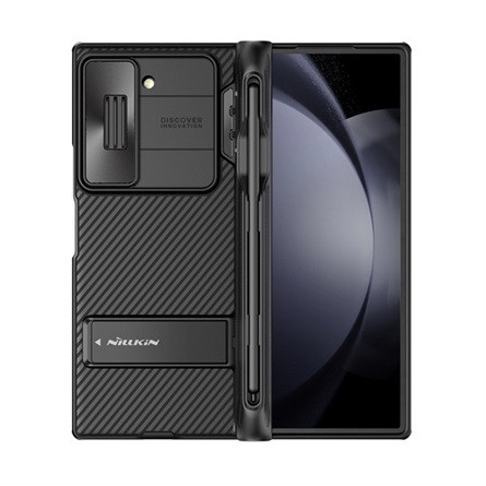 Nillkin Samsung Z Fold6 5G NILLKIN CAMSHIELD FOLD szilikon telefonvédő ütésállóság, ceruza tartó, FEKETE