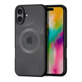   Dux Ducis iPhone 16 5G DUX DUCIS AIMO szilikon telefonvédő ütésállóság, hullám, FEKETE