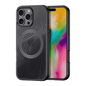   Dux Ducis iPhone 16 Pro Max 5G DUX DUCIS AIMO szilikon telefonvédő ütésállóság, hullám, FEKETE
