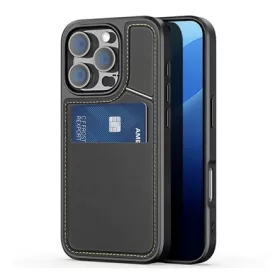   Dux Ducis iPhone 16 Pro Max 5G DUX DUCIS RAFI II MAG szilikon telefonvédő kitámasztó, MagSafe, FEKETE