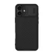 Nillkin iPhone 16 Plus 5G NILLKIN CAMSHIELD PRO MAGNETIC műanyag telefonvédő ütésállóság, csíkos, FEKETE
