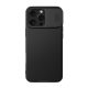 Nillkin iPhone 16 Pro Max 5G NILLKIN CAMSHIELD PRO szilikon telefonvédő ütésállóság, csíkos, FEKETE