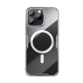   Nillkin iPhone 16 Pro 5G NILLKIN NATURE PRO MAGNETIC műanyag telefonvédő ütésállóság, MagSafe, ÁTLÁTSZÓ