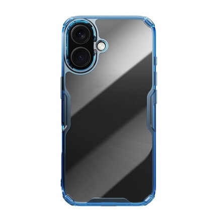 Nillkin iPhone 16 5G NILLKIN NATURE PRO szilikon telefonvédő ütésállóság, légpárnás sarok, SÖTÉTKÉK