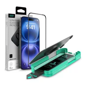   Esr iPhone 16 Pro Max 5G ESR ARMORITE képernyővédő üveg 2.5D, 9H + segédkeret, FEKETE
