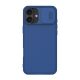 Nillkin iPhone 16 5G NILLKIN CAMSHIELD PRO szilikon telefonvédő ütésállóság, csíkos, SÖTÉTKÉK