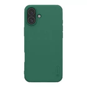   Nillkin iPhone 16 5G NILLKIN SUPER FROSTED PRO műanyag telefonvédő ütésállóság, érdes felület, SÖTÉTZÖLD
