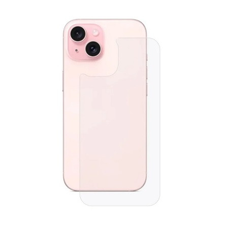Gigapack iPhone 15 Gigapack Hátlapvédő üveg 2.5D, 9H, ÁTLÁTSZÓ