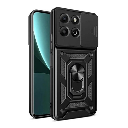 Gigapack Honor X6b Gigapack Defender szilikon telefonvédő ütésállóság, kameravédő, FEKETE