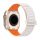 Dux Ducis Apple Watch Series 5 44mm DUX DUCIS KJ pótszíj egyedi méret, mágneses, EZÜST/NARANCSSÁRGA