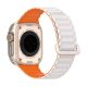 Dux Ducis Apple Watch Series 5 44mm DUX DUCIS KJ pótszíj egyedi méret, mágneses, EZÜST/NARANCSSÁRGA