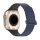 Dux Ducis Apple Watch Series 5 44mm DUX DUCIS KJ pótszíj egyedi méret, mágneses, FEKETE/SÖTÉTKÉK