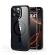 Esr iPhone 16 Pro Max 5G ESR HYBRID HALOLOCK szilikon telefonvédő ütésállóság, MagSafe + képernyővédő üveg, ÁTLÁTSZÓ/FEKETE