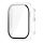 Gigapack Apple Watch Series 10 46mm Gigapack Műanyag keret BUMPER, ütésállóság + kijelzővédő üveg, ÁTLÁTSZÓ